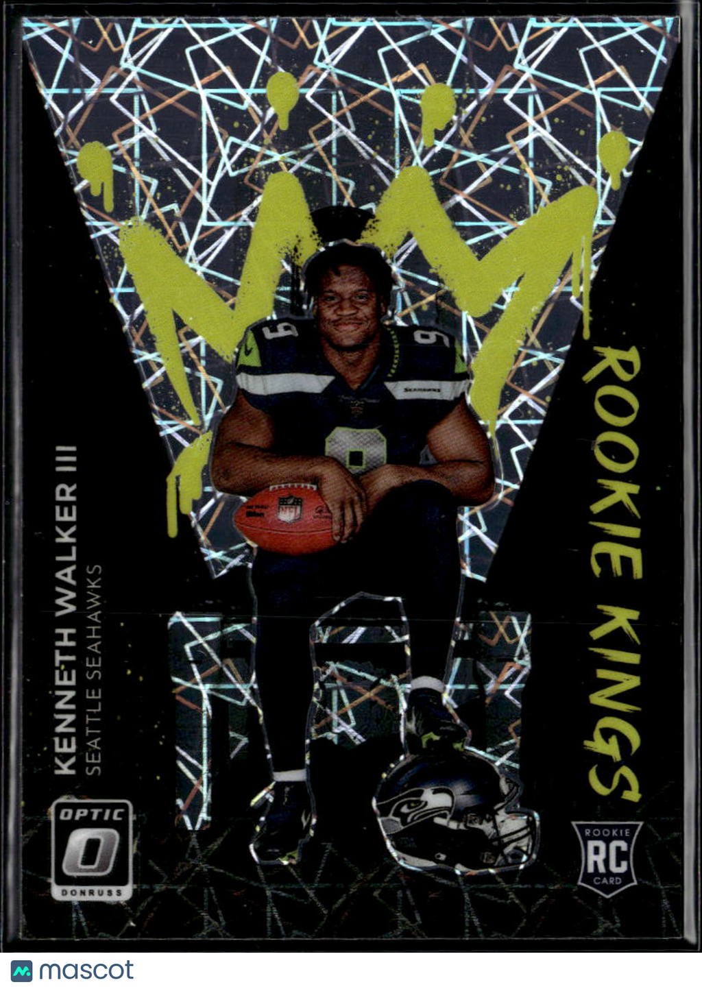 Kenneth Walker III 2023 Donruss Optic Rookie Kings RC Seattle Seahawks