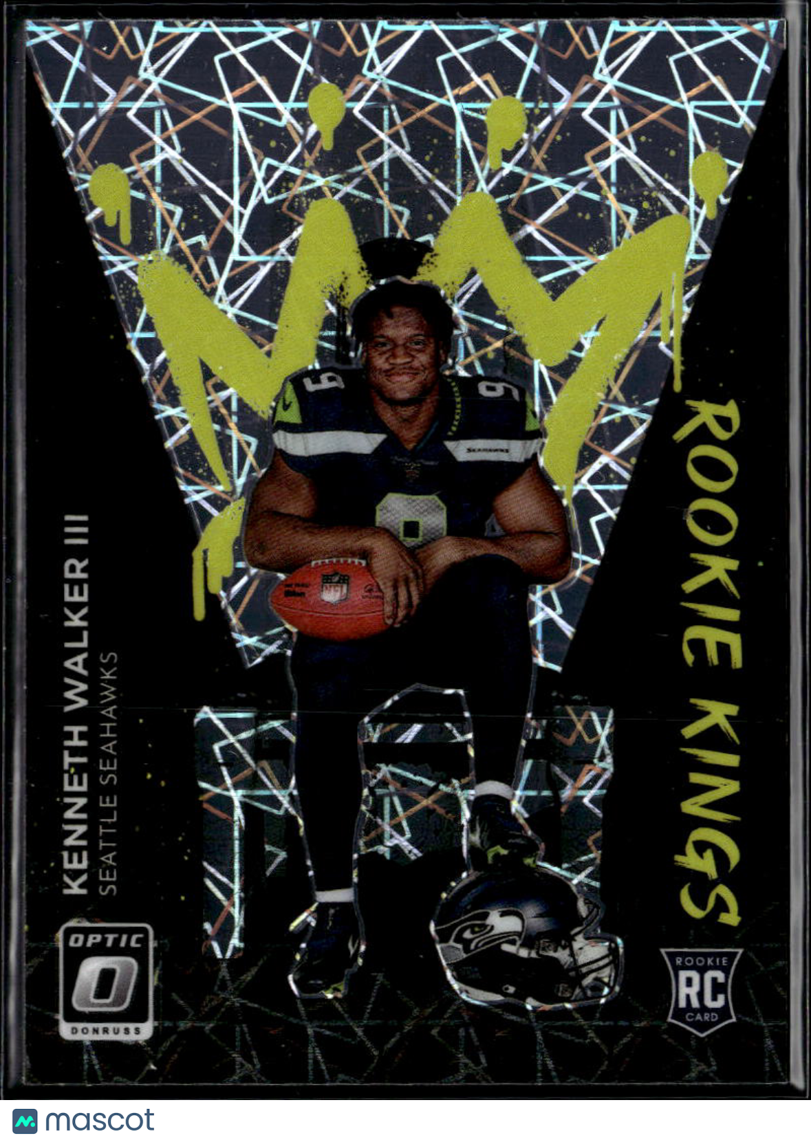 Kenneth Walker III 2023 Donruss Optic Rookie Kings RC Seattle Seahawks