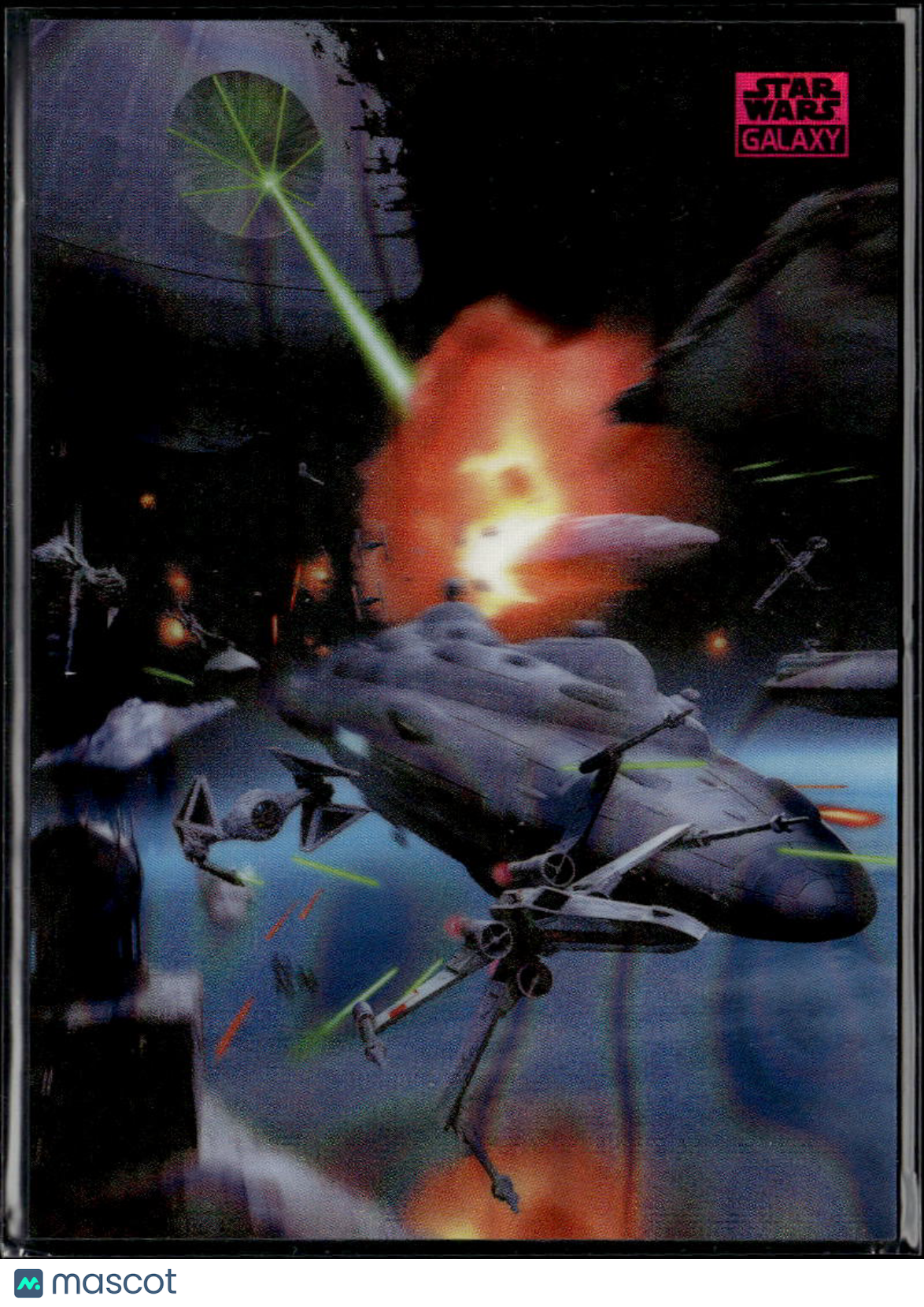 Battle of Endor Topps Star Wars Galaxy Magenta Refractor 51/250 #5