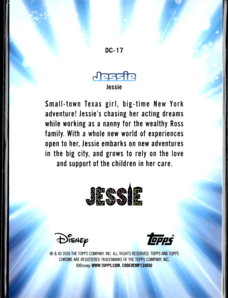 Debby Ryan 2026 Topps Chrome Disney Channel Throwback Red Refractor 4/5 #DC-17