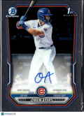 Owen Ayers 2026 Bowman Chrome 1st Auto Autograph RC Chicago Cubs