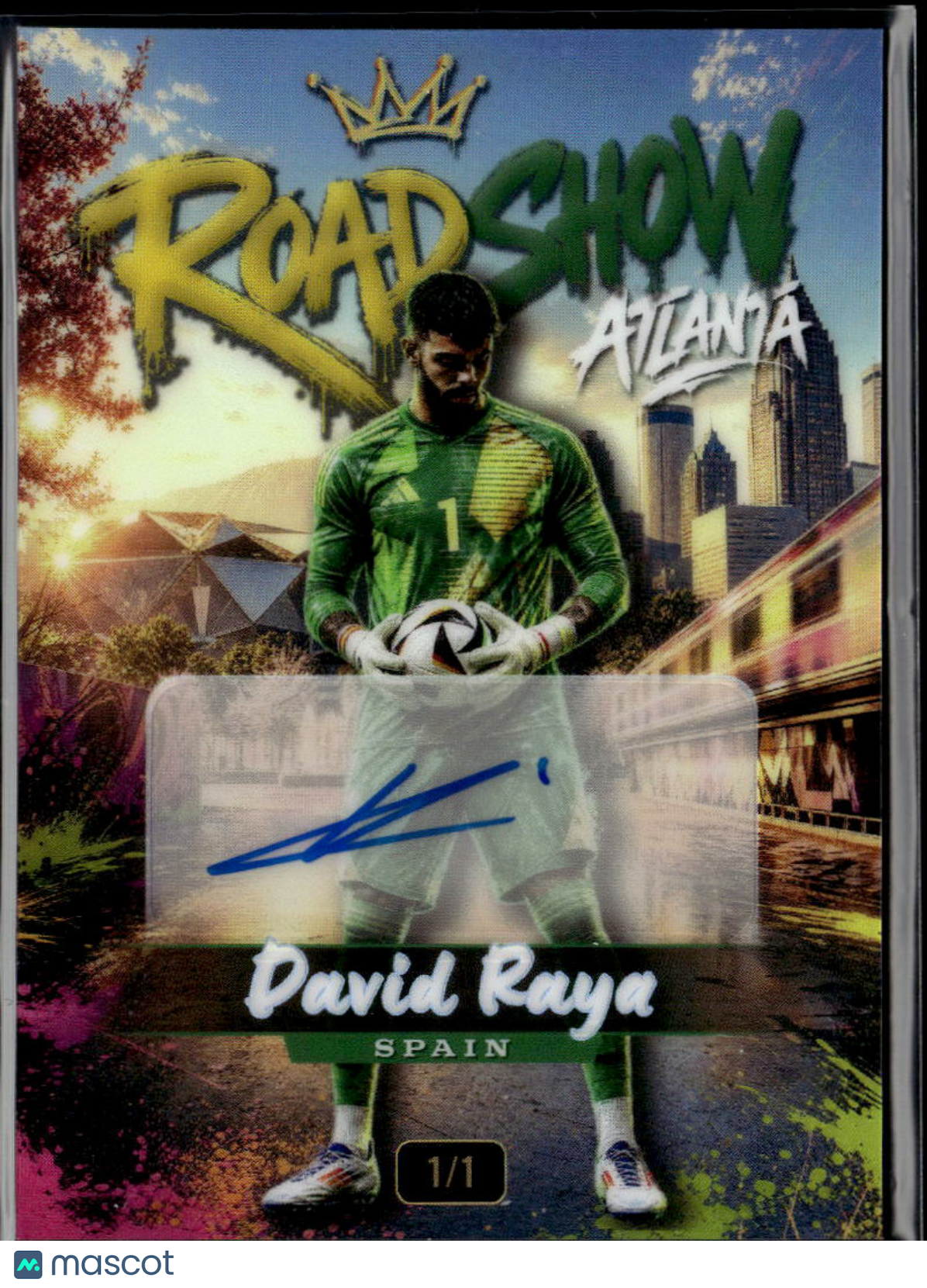 David Raya 2026 Wild Card Road Show Auto Autograph 1/1 Spain