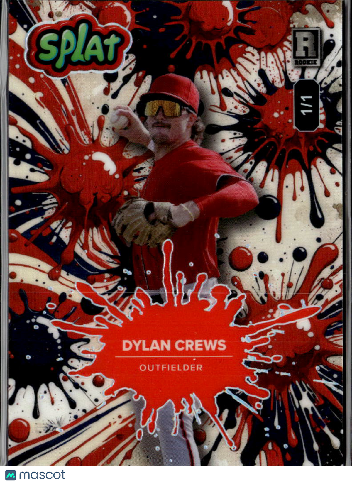 Dylan Crews 2024 Wild Card Splat Rookie RC Washington Nationals 1/1