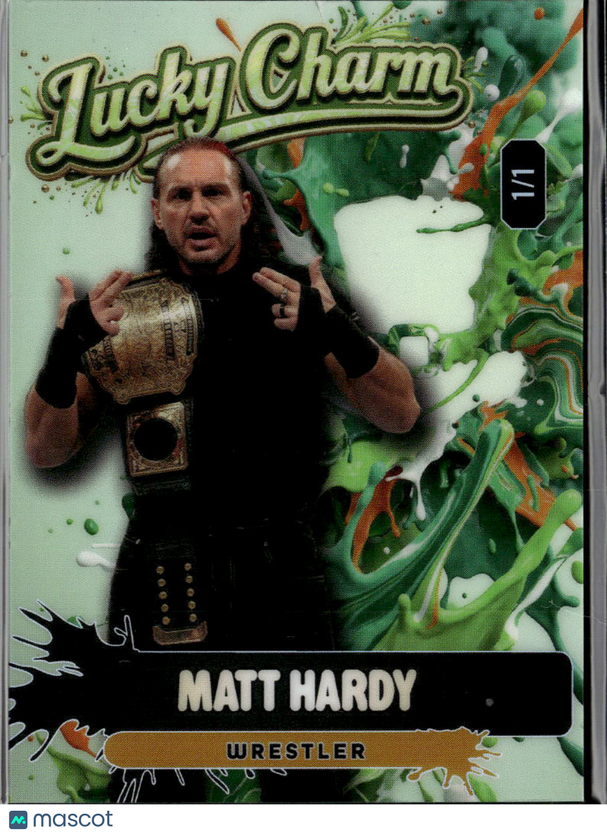 Matt Hardy 2026 Wild Card Lucky Charm WWE Wrestling 1/1