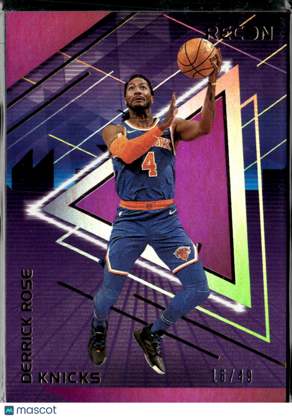 Derrick Rose 2020-21 Recon Pink 16/49 New York Knicks