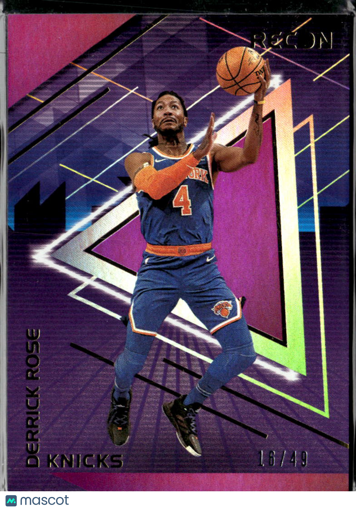 Derrick Rose 2020-21 Recon Pink 16/49 New York Knicks