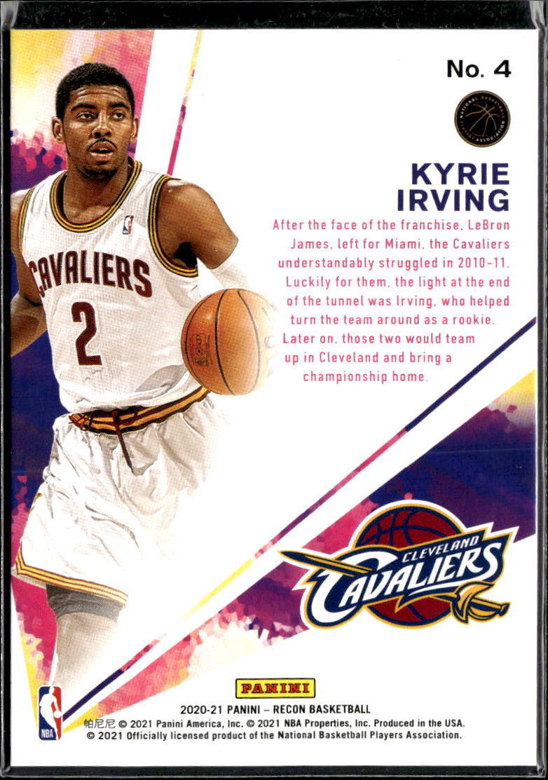 Kyrie Irving 2020-21 Panini Recon Rookie Review Cleveland Cavaliers