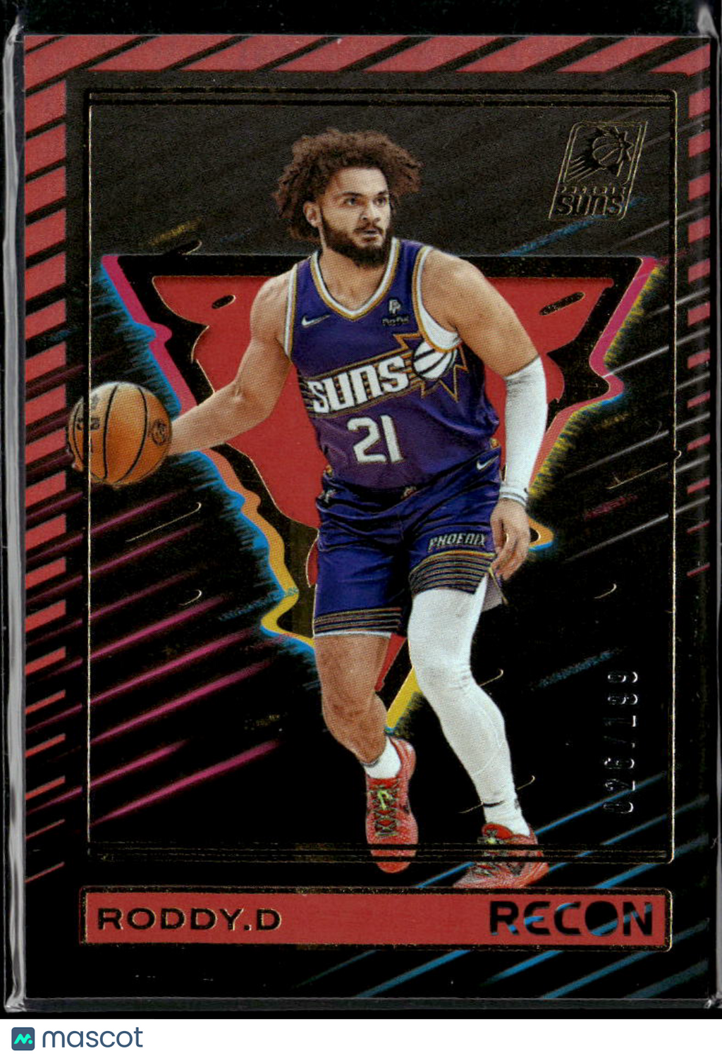David Roddy 2023-24 Panini Recon Red /199 Phoenix Suns