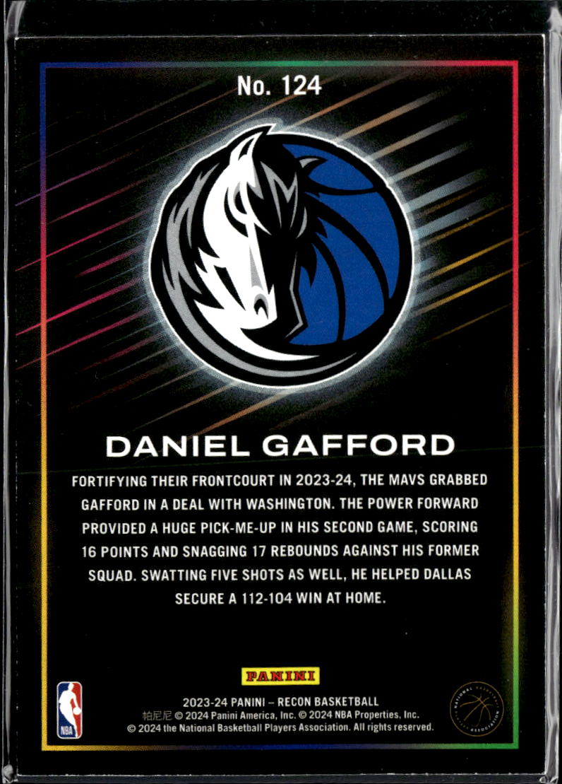 Daniel Gafford 2023-24 Panini Recon Bronze /299 Dallas Mavericks