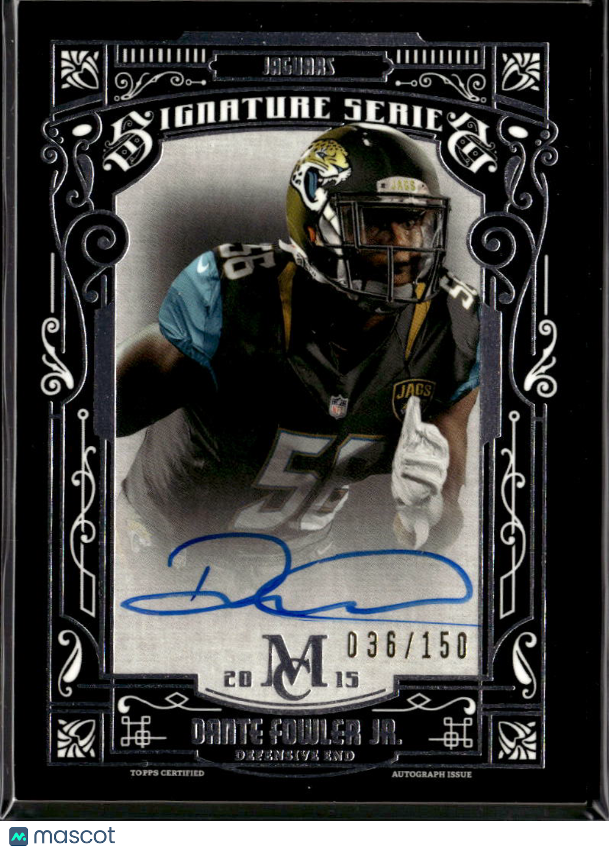 Dante Fowler Jr. 2015 Topps Museum Collection Auto Autograph RC /150 Jaguars