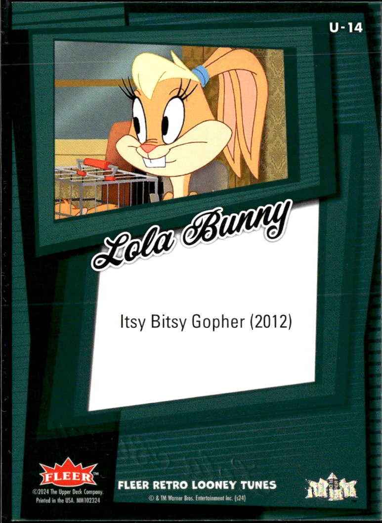 Lola Bunny 2024 Fleer Retro Looney Tunes #U-14