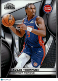 Ausar Thompson 2026 Topps Chrome Black Refractor 40/299 Detroit Pistons