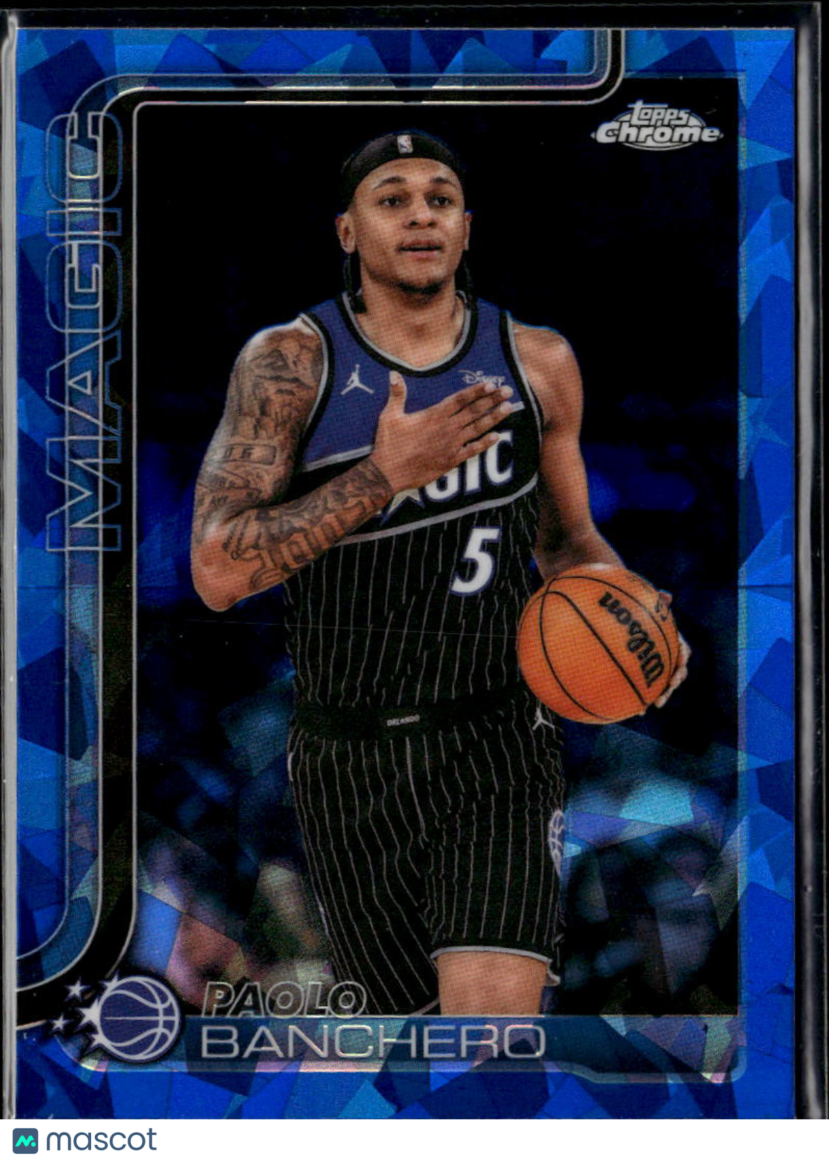 Paolo Banchero 2026 Topps Chrome Update Sapphire Orlando Magic