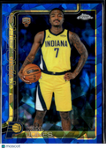 Kam Jones 2026 Topps Chrome Update RC Blue Sapphire Indiana Pacers