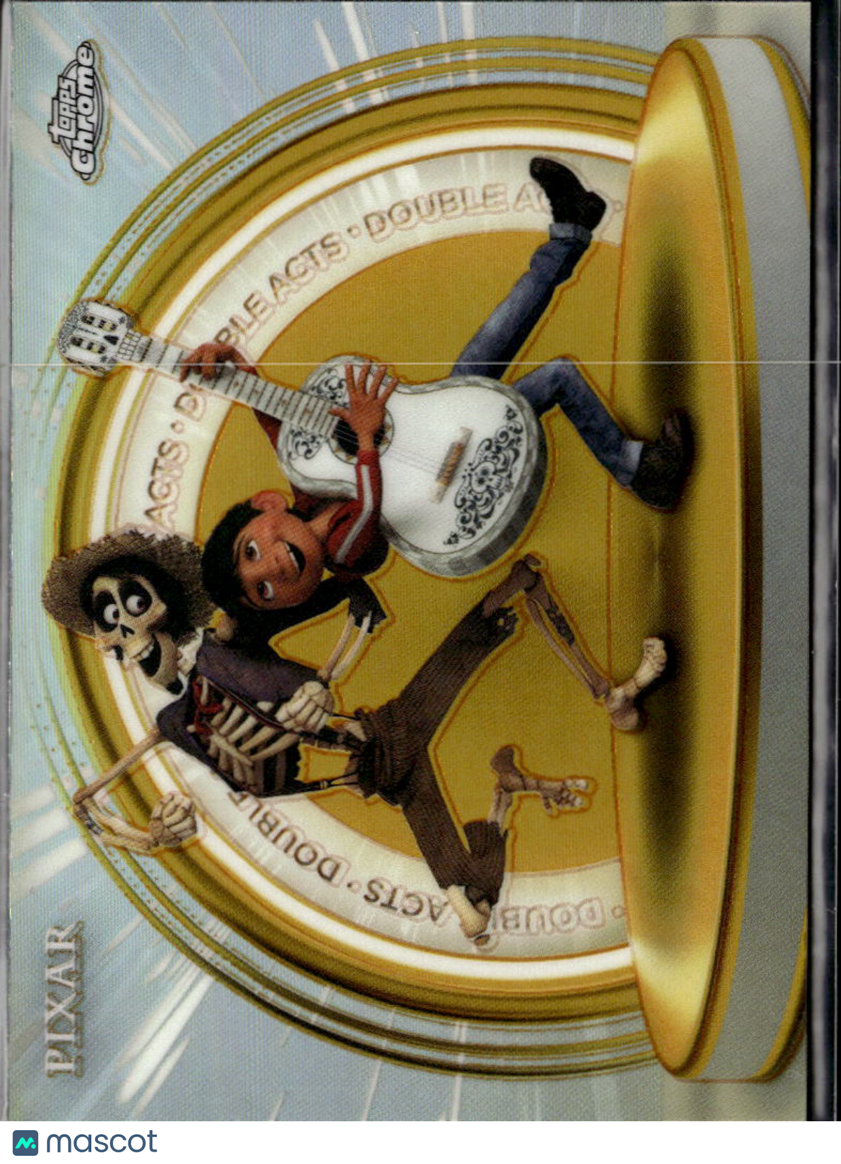Hector & Miguel 2025 Topps Chrome Disney Pixar Gold Double Acts #DA-10