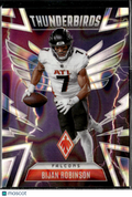 Bijan Robinson 2025 Phoenix Thunderbirds Lava 111/199 Atlanta Falcons