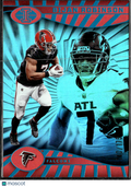 Bijan Robinson 2025 Illusions Blue 140/175 Atlanta Falcons