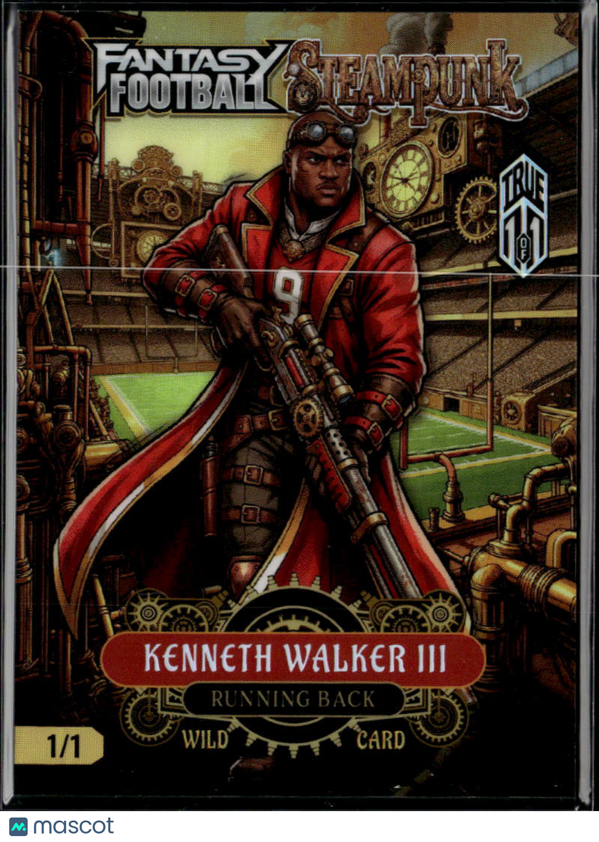 Kenneth Walker III 2026 Wild Card Steampunk Kansas City Chiefs 1/1