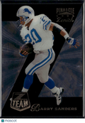 Barry Sanders 1996 Pinnacle Zenith Z-Team Detroit Lions