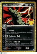 Dark Tyranitar 2021 Celebrations Holo Rare #19/109
