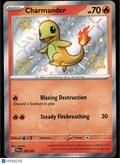 Charmander 2024 Paldean Fates Holo Secret Rare #109/91