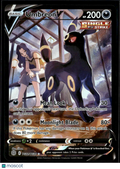 Umbreon V 2022 Brilliant Stars Holo Rare CHR FA #TG22/TG30