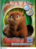 Mabel Beaver 2026 Topps Chrome Disney Debut Green Refractor 143/225 #110