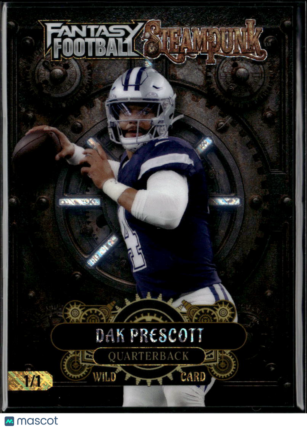 Dak Prescott 2026 Wild Card Steampunk 1/1 Dallas Cowboys