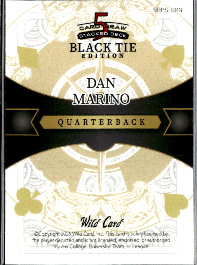 Dan Marino 2026 Wild Card Purple 1/1 Miami Dolphins