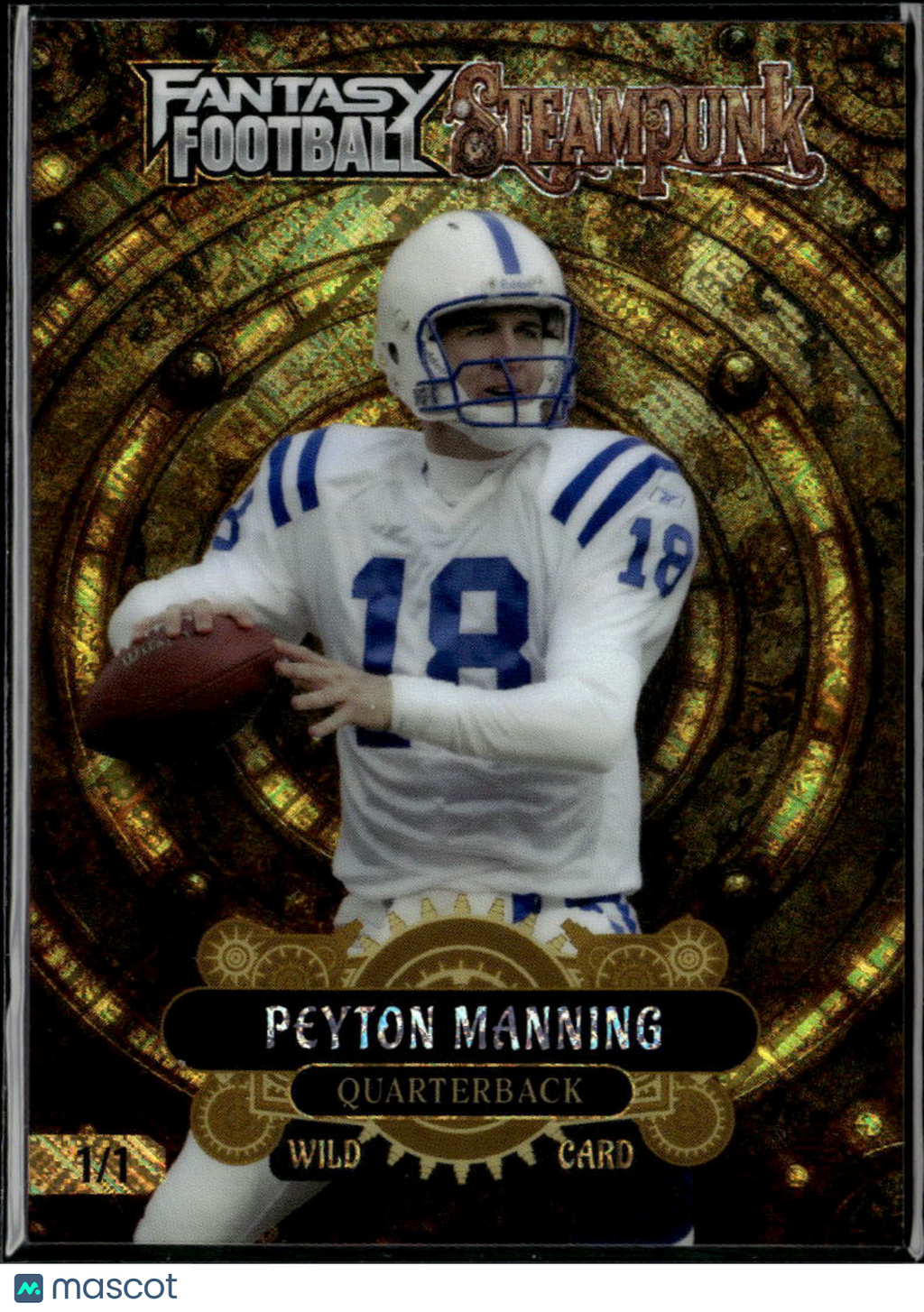Peyton Manning 2026 Wild Card Steampunk 1/1 Indianapolis Colts