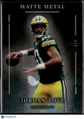 Jordan Love 2026 Wild Card Matte Metal 1/1 Green Bay Packers