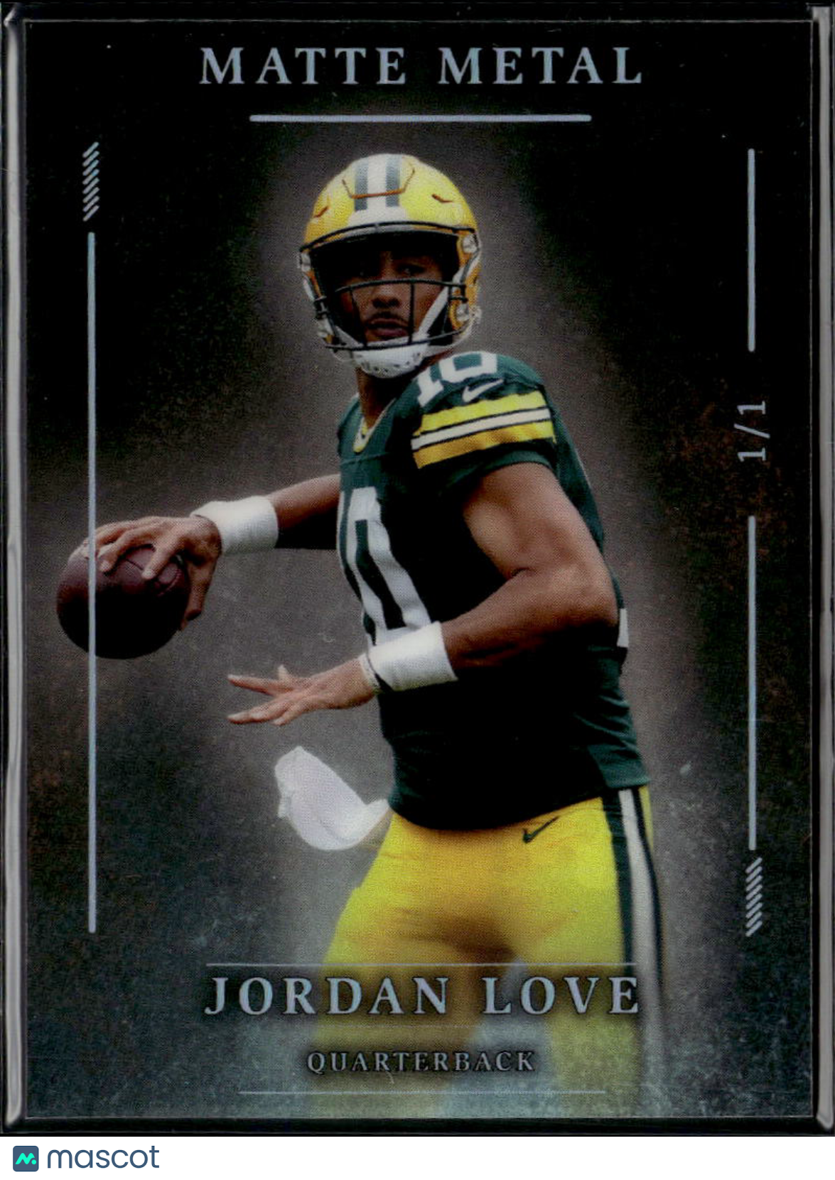Jordan Love 2026 Wild Card Matte Metal 1/1 Green Bay Packers
