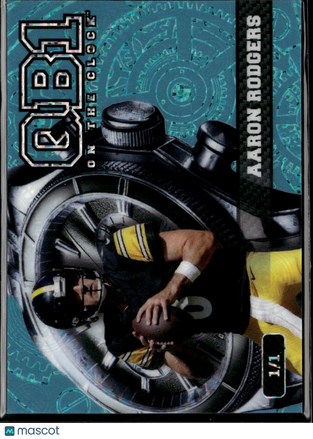 Aaron Rodgers 2026 Wild Card Blue Pittsburgh Steelers  1/1