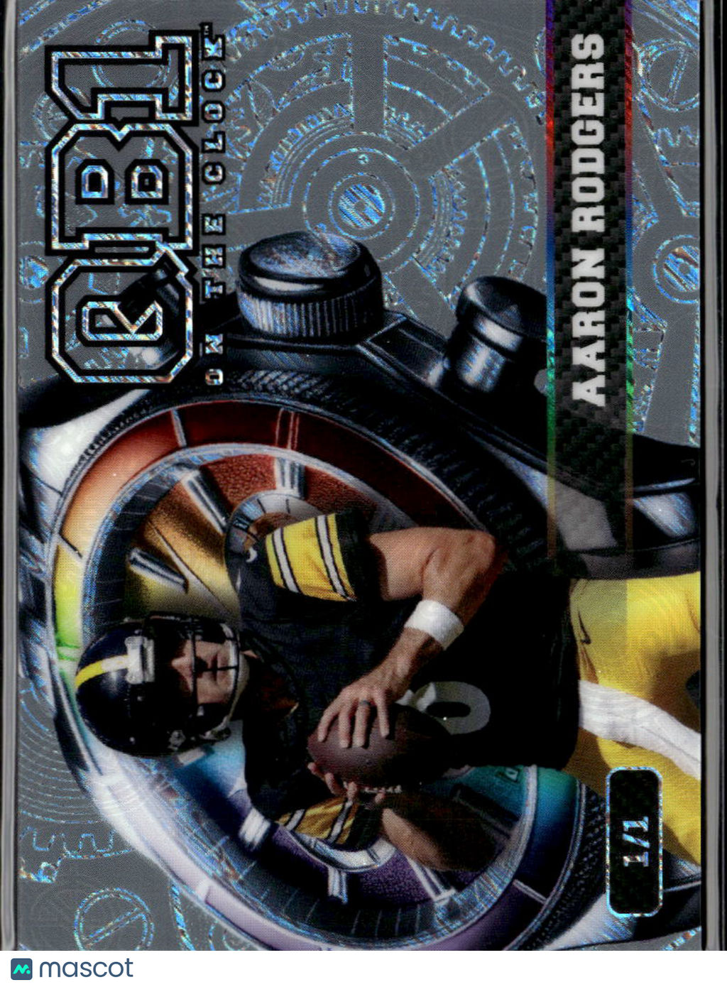 Aaron Rodgers 2026 Wild Card Silver Pittsburgh Steelers  1/1
