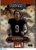 Joe Burrow 2026 Wild Card Fantasy Football Kanji 1/1 Cincinnati Bengals