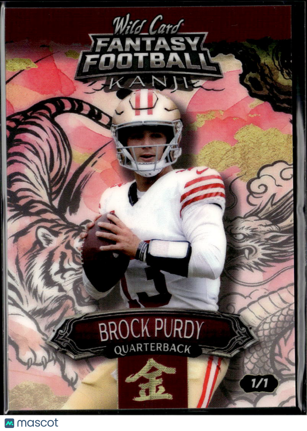 Brock Purdy 2026 Wild Card Fantasy Football Kanji 1/1 San Francisco 49ers