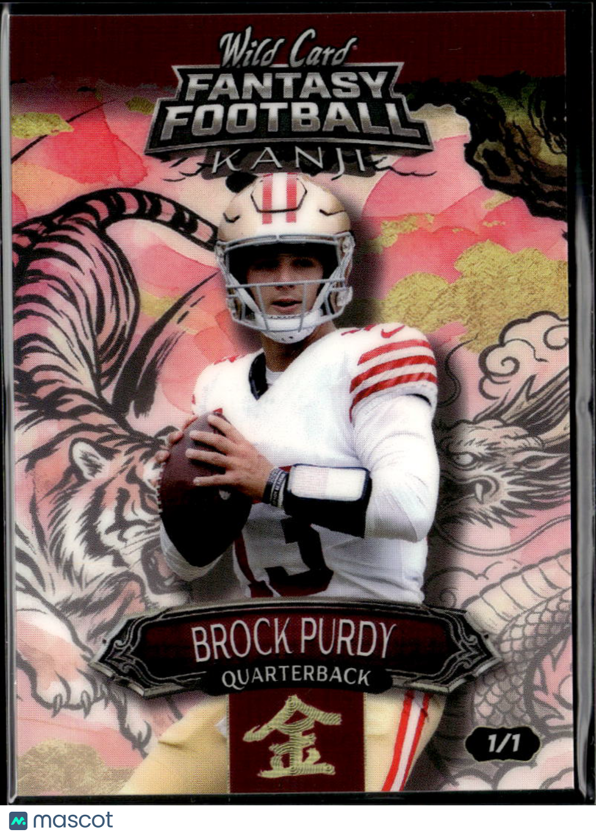 Brock Purdy 2026 Wild Card Fantasy Football Kanji 1/1 San Francisco 49ers