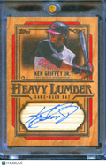 Ken Griffey Jr. 2025 Topps Heavy Lumber Auto Autograph Bat Cincinnati Reds