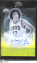 Anderson Varejao 2026 Topps Chrome Black Auto Autograph 34/50 Cavaliers