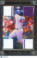 Mo Vaughn 2022 Jersey Fusion Game Worn Patch 9/10 Boston Red Sox
