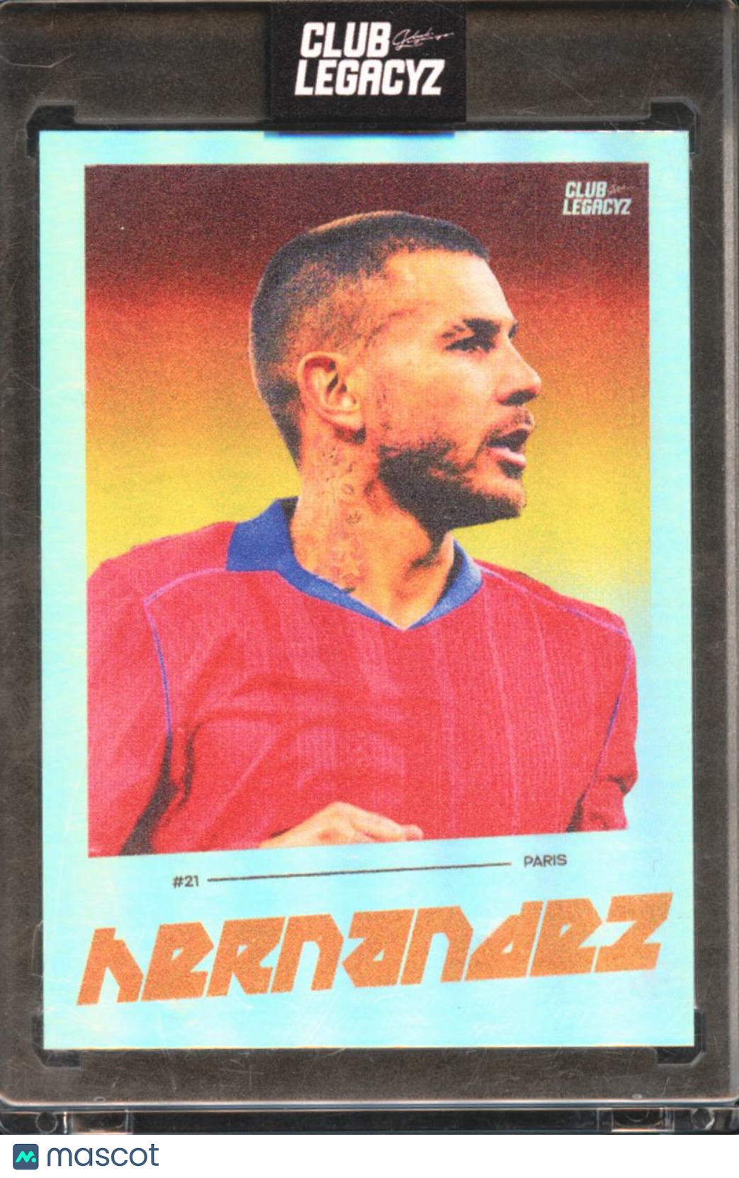 Lucas Hernandez 2023 Club Legacyz Hyperframe Prime 32/50 Paris Saint-Germain
