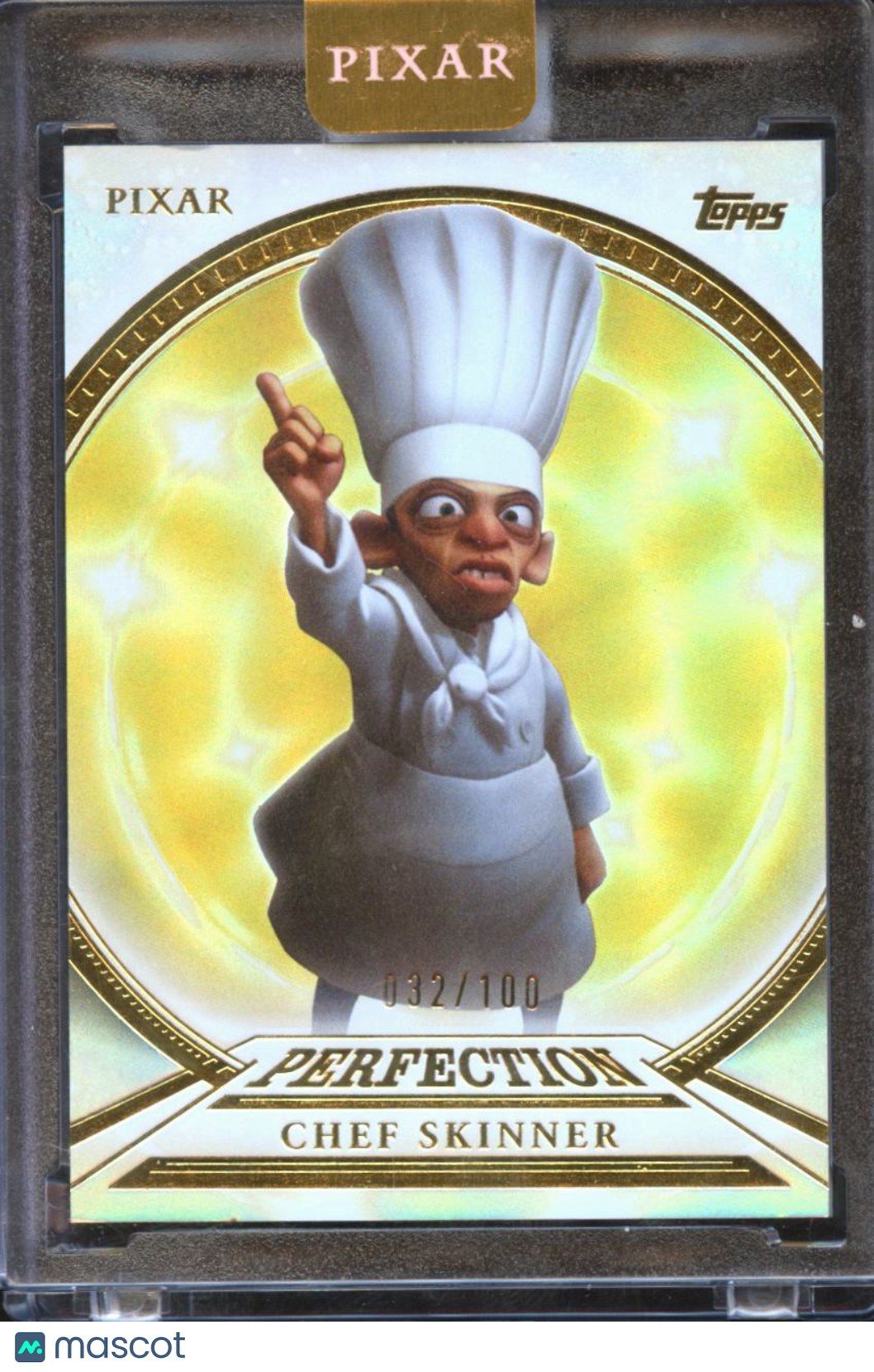 Chef Skinner 2025 Topps Chrome Disney Pixar Gold 32/100 #PP-47