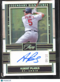 Albert Pujols 2024 Three and Two Auto Autograph GOLD 8/10 St. Louis Cardinals