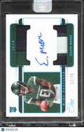 Elijah Moore 2021 Panini One Auto Autograph Patch RC 12/75 New York Jets