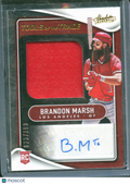Brandon Marsh 2022 Absolute Auto Autograph Patch RC 23/199 Los Angeles Angels