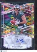 Will Shipley 2024 Spectra Auto Autograph RC 37/75 Philadelphia Eagles