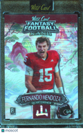 Fernando Mendoza 2026 Wild Card RC Kanji 1/1 Indiana Hoosiers Raiders