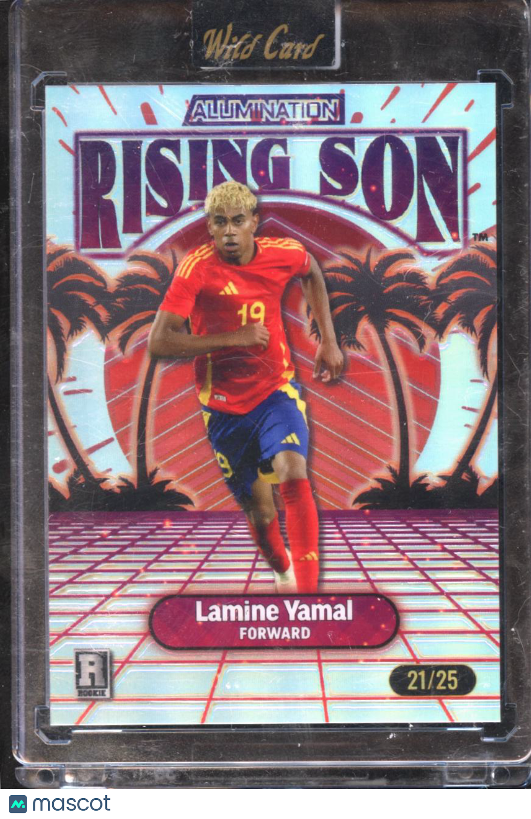 Lamine Yamal 2024 Wild Card Alumination Rising Sons Rookie RC 21/25 Spain