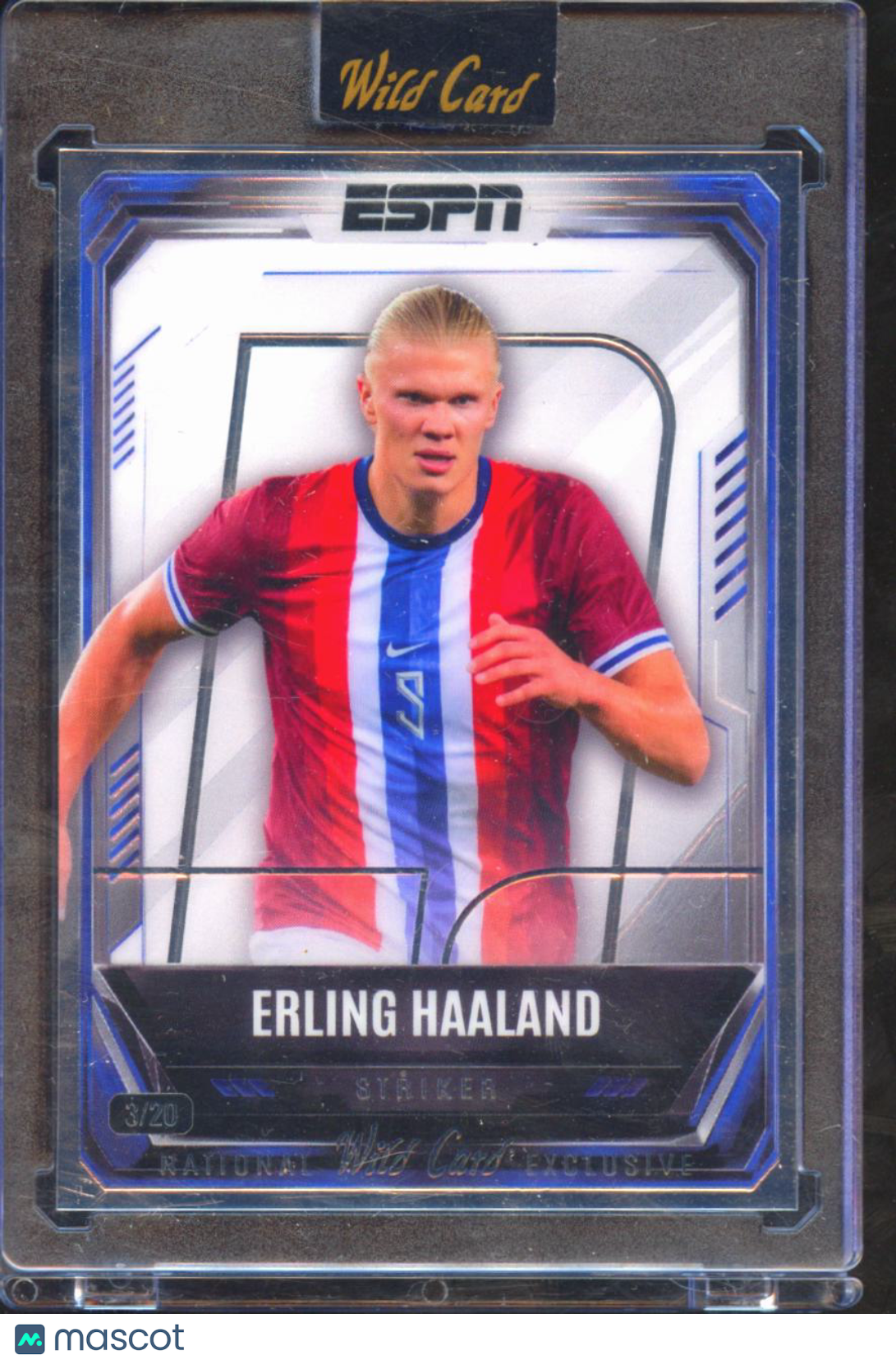 Erling Haaland 2026 Wild Card ESPN Blue Norway 3/20