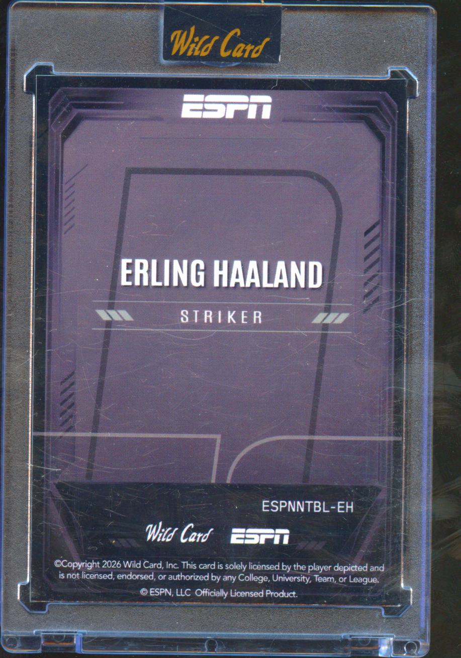 Erling Haaland 2026 Wild Card ESPN Blue Norway 3/20